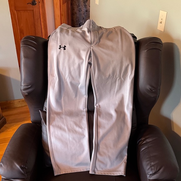 Under Armour Gray Baseball Pants - Picture 1 of 5